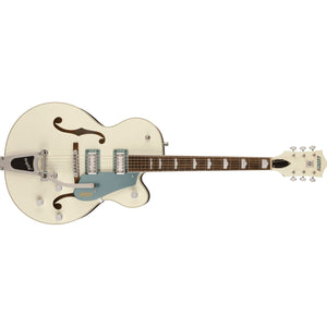 Gretsch G5420T-140 Electromatic 140th Double Platinum Hollowbody Electric Guitar-Two-Tone Pearl Platinum/Stone Platinum-Music World Academy