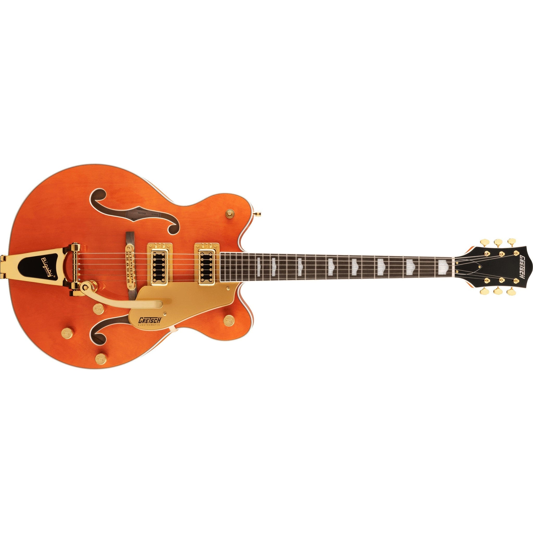 Gretsch G5422TG Electromatic Classic Hollowbody Electric Guitar-Orange Stain-Music World Academy