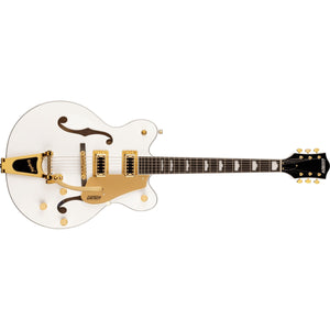 Gretsch G5422TG Electromatic Classic Hollowbody Electric Guitar-Snowcrest White-Music World Academy