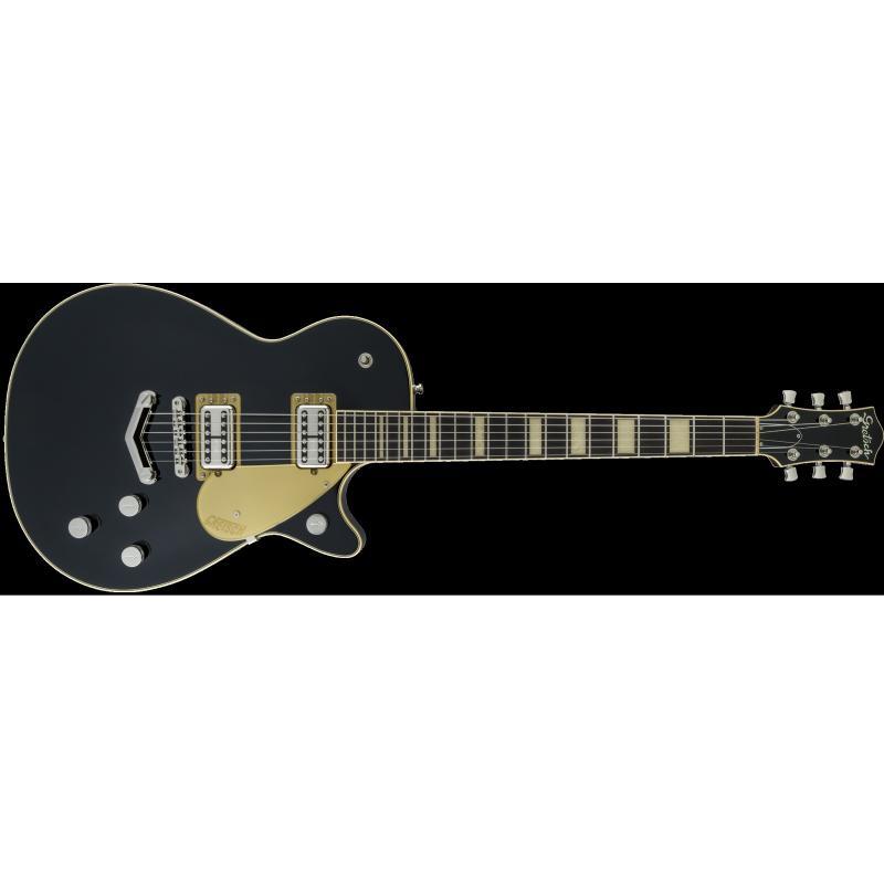 Gretsch G6228 Players Edition Jet BT Electric Guitar with Hardshell Case-Black-Music World Academy