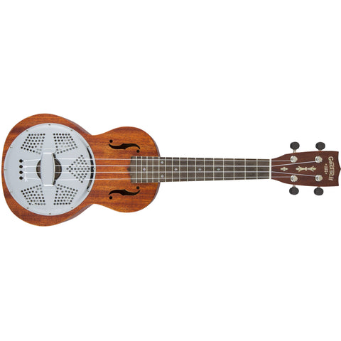 Gretsch G9112 Resonator-Ukulele with Gig Bag-Honey Mahogany Stain-Music World Academy