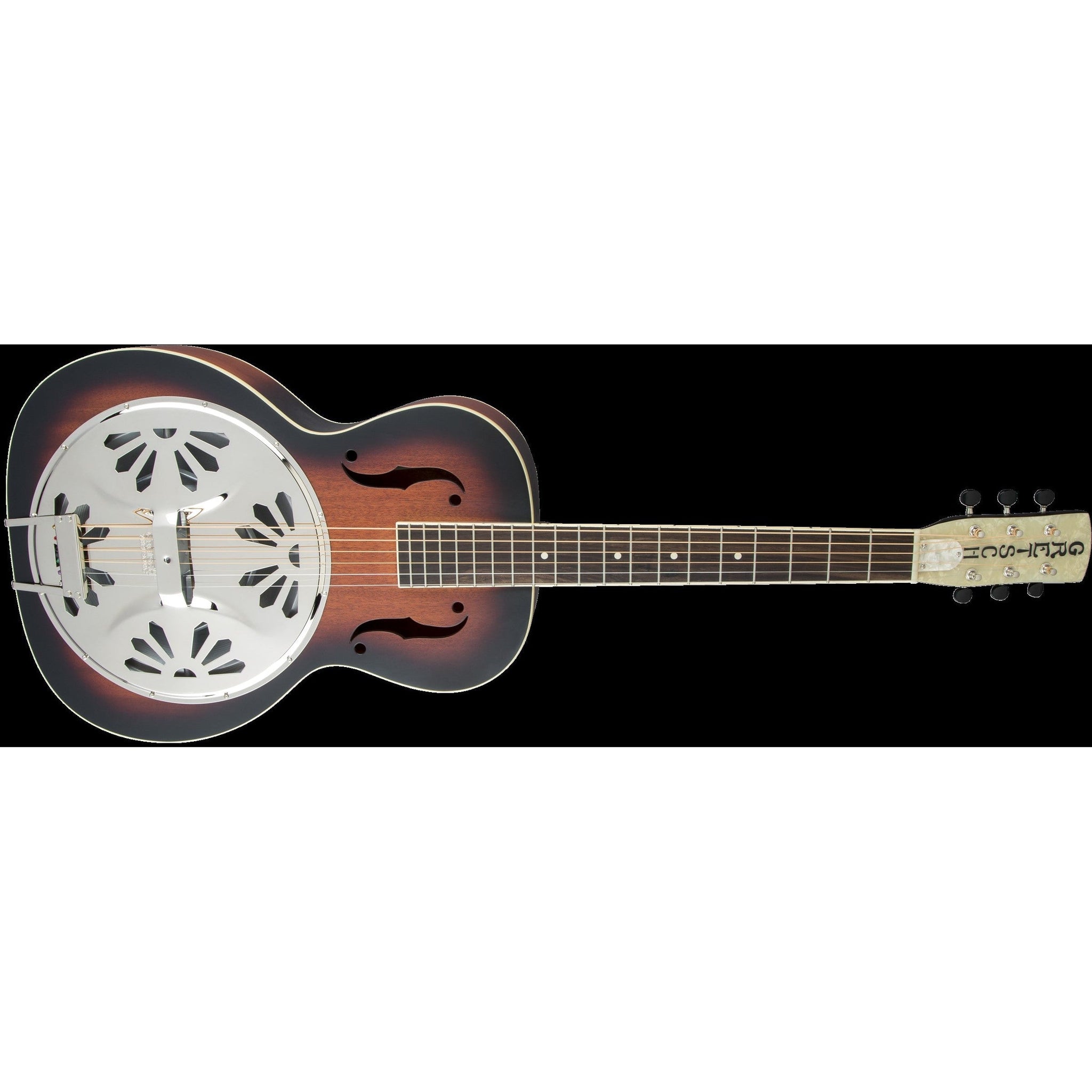 Gretsch G9220 Roots Collection Bobtail Round Neck Resonator Acoustic/Electric Guitar 2-Color Sunburst-Music World Academy