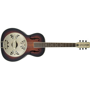 Gretsch G9241 Alligator Biscuit Resonator Acoustic/Electric Guitar-2-Colour Sunburst-Music World Academy