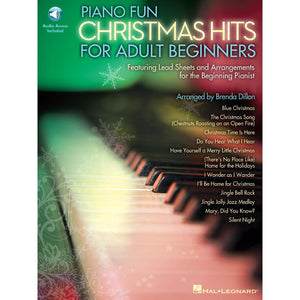 Hal Leonard 120871 Piano Fun Christmas Hits for Adult Beginners-Music World Academy