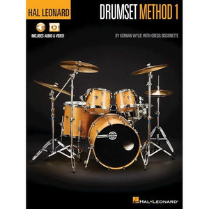 Hal Leonard 209864 Drumset Method Book 1 with Online Media-Music World Academy