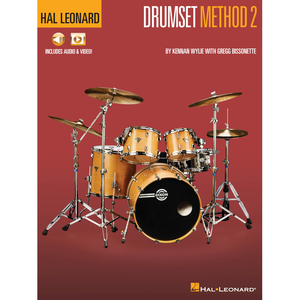 Hal Leonard 209865 Drumset Method Book 2 with Online Media-Music World Academy
