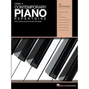 Hal Leonard 220337 Contemporary Piano Repertoire Level 5-Music World Academy