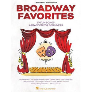 Hal Leonard 319408 Broadway Favorites Beginning Piano Solo-Music World Academy