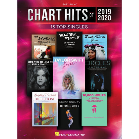 Hal Leonard 334219 Chart Hits of 2019-2020 Easy Piano-Music World Academy