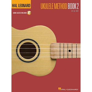 Hal Leonard 695949 Ukulele Method Book 2 with Audio Access-Music World Academy
