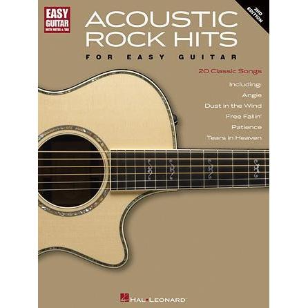 Hal Leonard 702002 Acoustic Rock Hits for Easy Guitar-Music World Academy