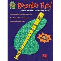 Hal Leonard 710005 Recorder Fun Instruction Book with Online Audio Access-Music World Academy
