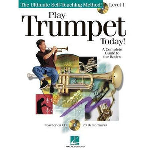 Hal Leonard 842052 Play Trumpet Today Book Level 1 with CD-Music World Academy