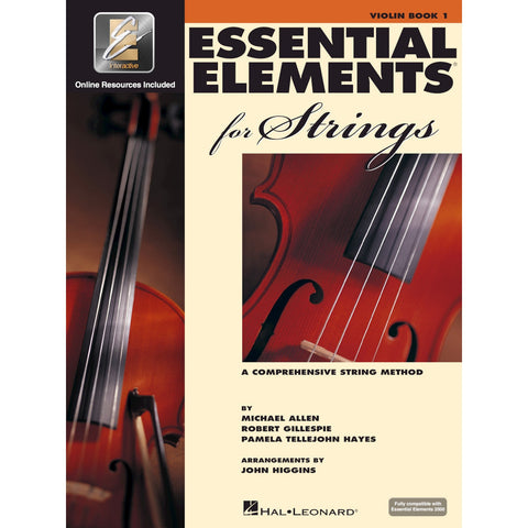 Hal Leonard 868049 Essential Elements for Strings Violin Book 1-Music World Academy