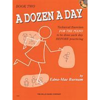 Hal Leonard A Dozen A Day Piano Book 2 with CD-Music World Academy