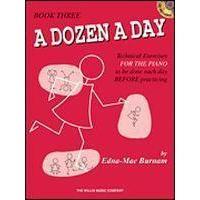 Hal Leonard A Dozen A Day Piano Book 3-Music World Academy