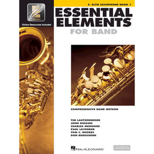 Hal Leonard Essential Elements for Band Alto Sax Book 1-Music World Academy