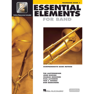 Hal Leonard Essential Elements for Band Trombone Book 1-Music World Academy