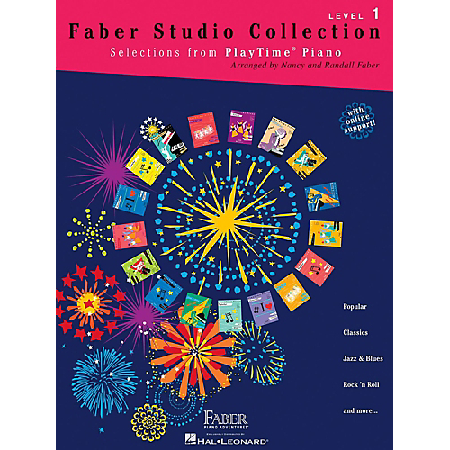 Hal Leonard FF3017 Faber Studio Collection Book for Piano-Level 1-Music World Academy