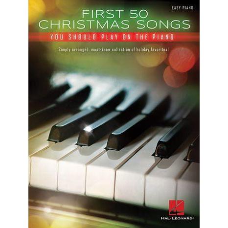 Hal Leonard First 50 Christmas Songs You Should Play on the Piano-Music World Academy