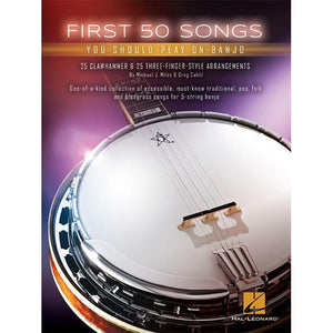 Hal Leonard First 50 Songs You Should Play on the Banjo-Music World Academy