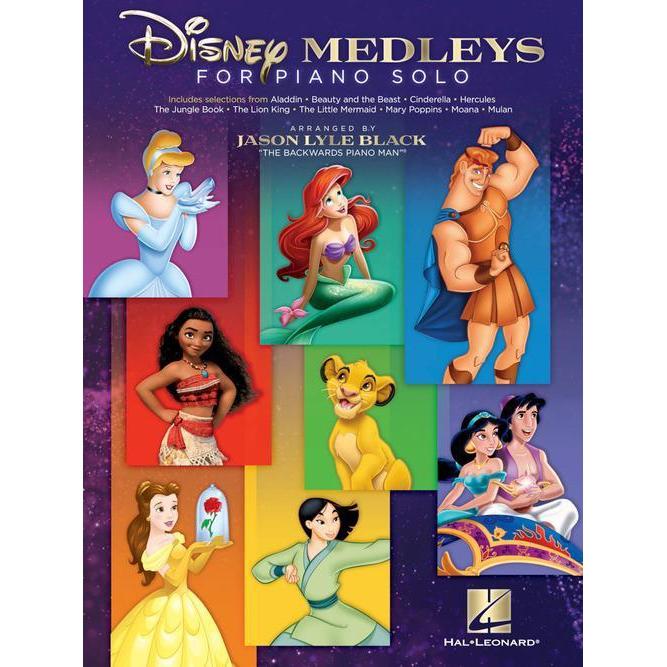 Hal Leonard HL14404 Disney Medleys for Piano Solo-Music World Academy