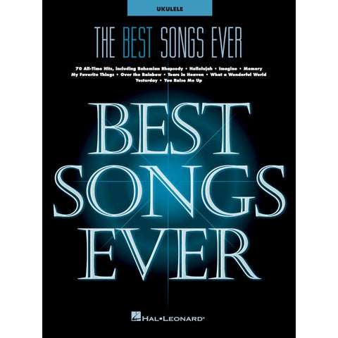 Hal Leonard HL14883 Best Songs Ever Ukulele-Music World Academy