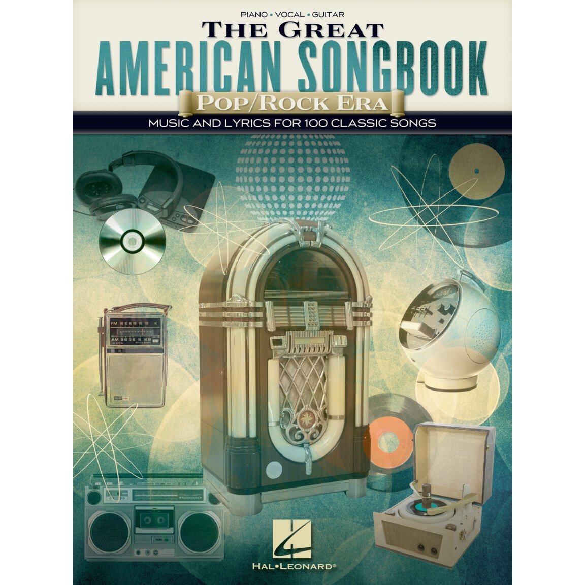 Hal Leonard HL15025 Great American Songbook Pop/Rock Era Piano/Vocal/Guitar-Music World Academy