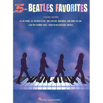 Hal Leonard HL310369 Beatles Favorites for Five-Finger Piano-Music World Academy
