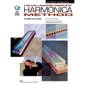 Hal Leonard HL5290 Complete Harmonica Method Book with Audio Access-Diatonic Harmonica-Music World Academy