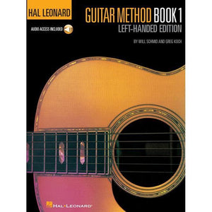 Hal Leonard HL8379 Guitar Method Left Handed Edition Book 1 with Audio Access-Music World Academy
