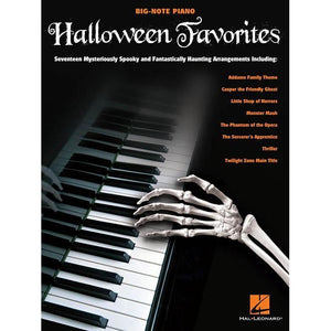 Hal Leonard Halloween Favorites Big Note Songbook-Music World Academy