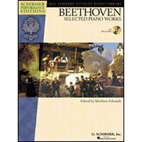 Hal Leonard Piano Library Beethoven Selected Piano Works Book with Online Audio Access-Music World Academy