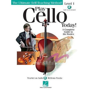 Hal Leonard Play Cello Today Level 1 with Audio Access-Music World Academy