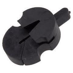Heinl 51/500 Rubber Violin Shaped 1-Hole Mute-Tourte Type-Music World Academy