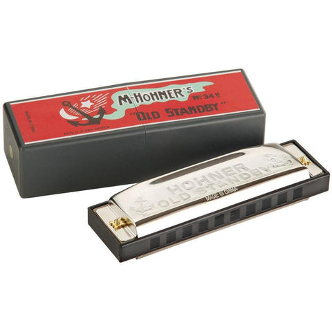 Hohner 34B-BX-A Old Standby Harmonica Key of A-Music World Academy