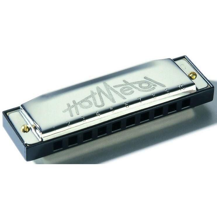 Hohner 572BX-F Hot Metal Harmonica Key of F-Music World Academy