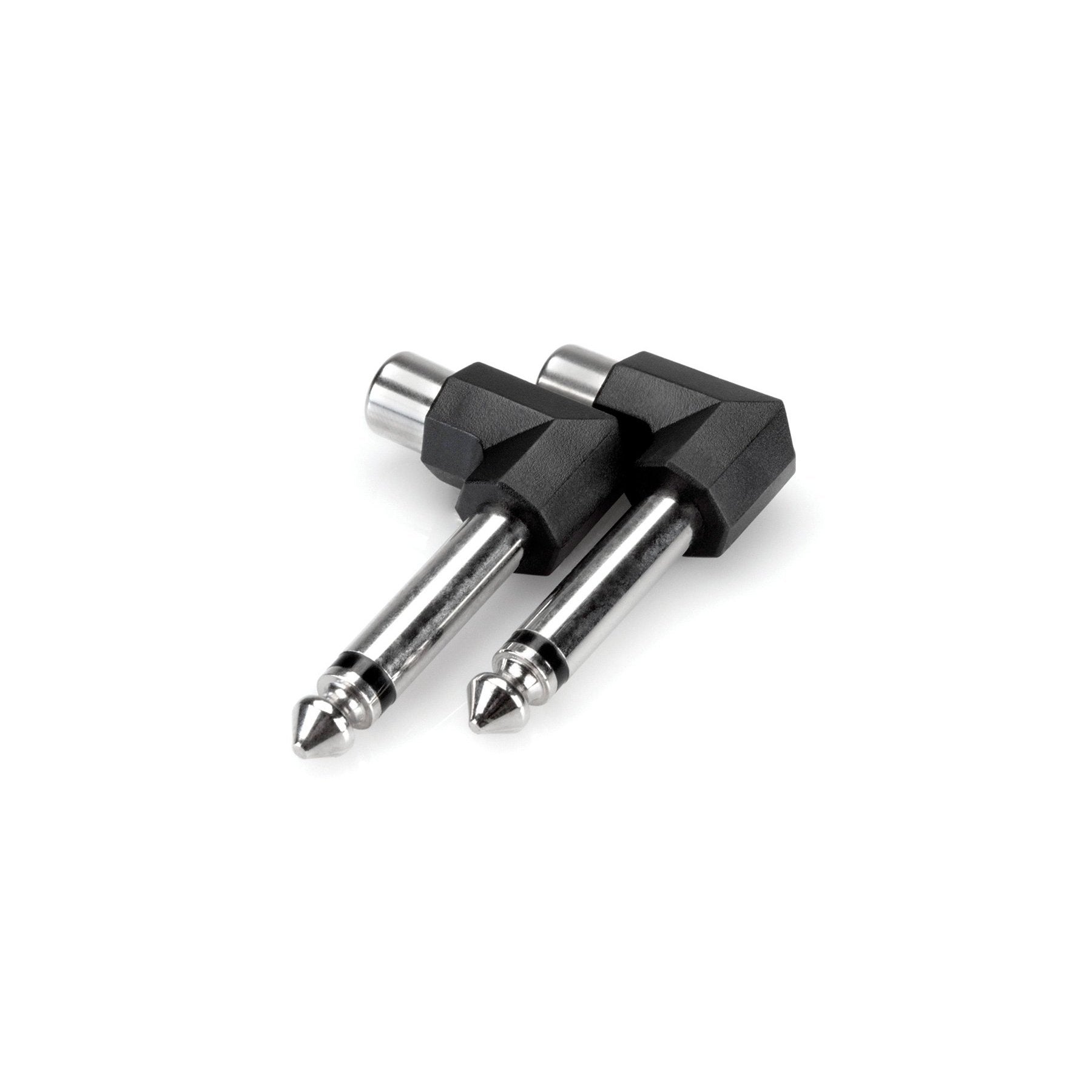 Hosa GPR-123 Adaptor RCA Female-1/4" Male RA 2-Pack-Music World Academy