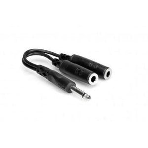 Hosa YPP-111 Y-Cable 1/4" Male-Dual 1/4" Female-Music World Academy