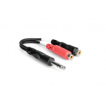 Hosa YPR-102 Stereo Breakout Cable 1/4" TRS Male-Dual RCA Female-Music World Academy