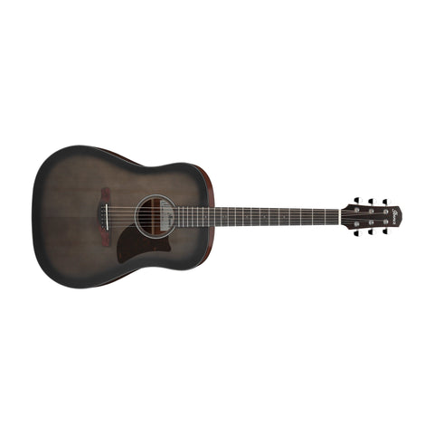 Ibanez AAD50-TCB Advanced Acoustic Grand Dreadnought Acoustic Guitar-Transparent Charcoal Burst-Music World Academy