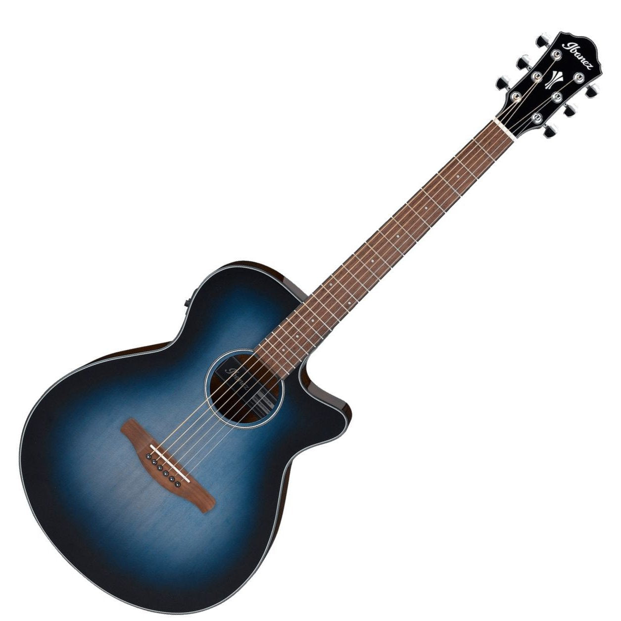 Ibanez AEG50-IBH Acoustic/Electric Guitar-Indigo Blue Burst-Music World Academy