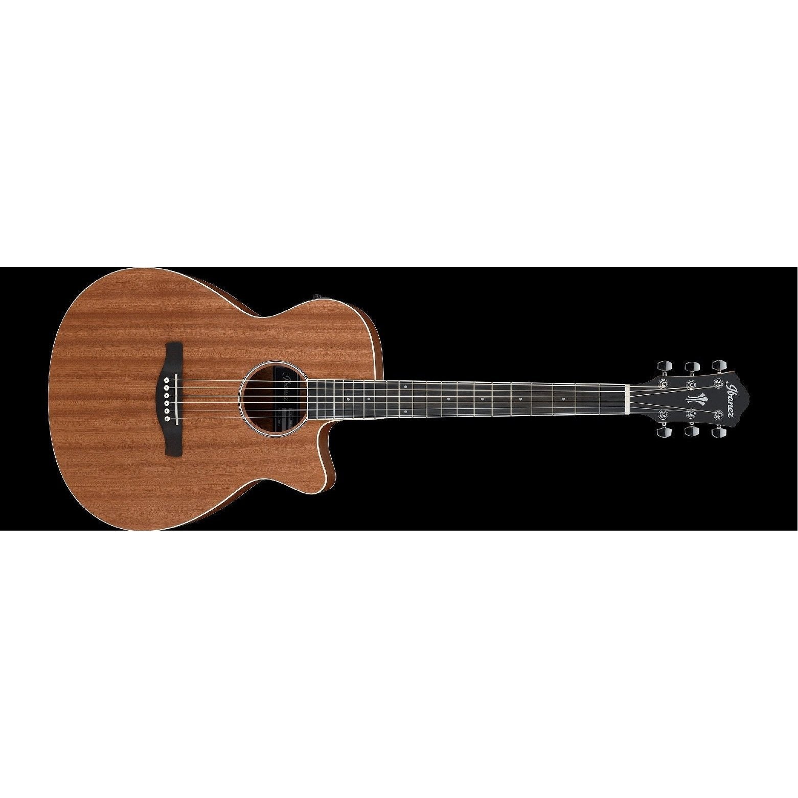 Ibanez AEG7MH-OPN AEG Open Pore Acoustic/Electric Guitar-Mahogany (Discontinued)-Music World Academy