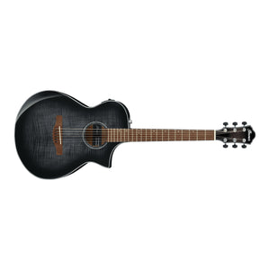 Ibanez AEWC400-TKS Comfort Body Acoustic/Electric Guitar-Transparent Black Sunburst-Music World Academy