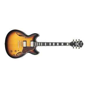 Ibanez AS93FM-AYS Artcore Expressionist Hollowbody Electric Guitar-Antique Yellow Sunburst-Music World Academy