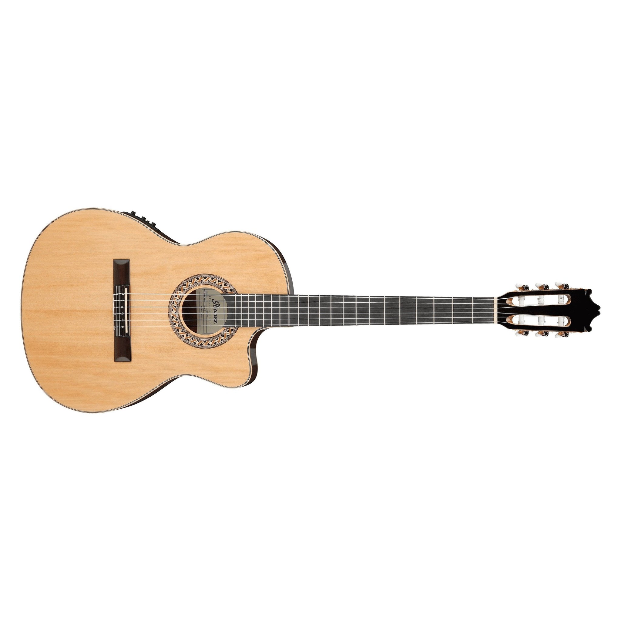 Ibanez GA34STCE-NT Classical/Electric Guitar-Natural High Gloss-Music World Academy