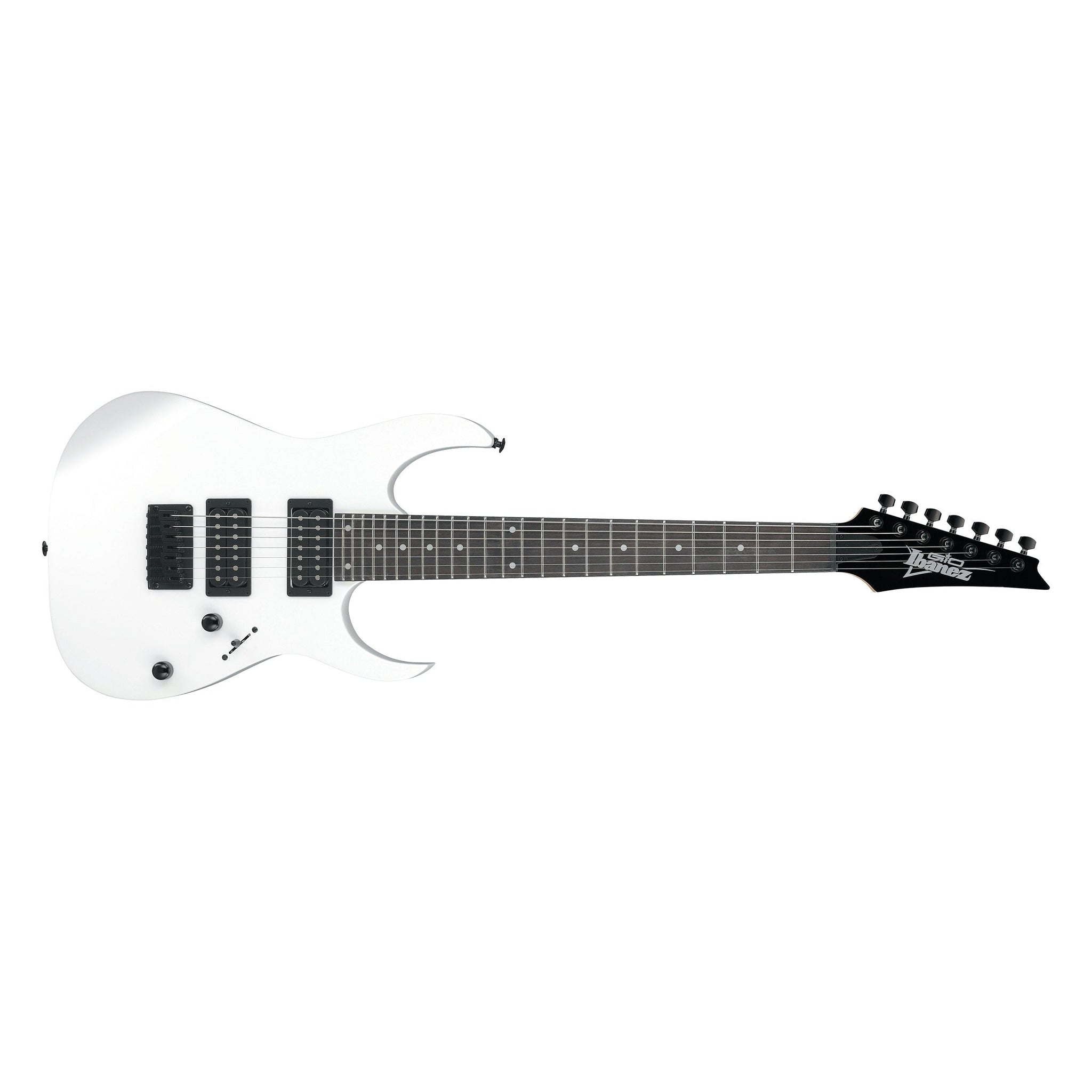 Ibanez GRG7221-WH Gio Series 7-String Electric Guitar-White-Music World Academy