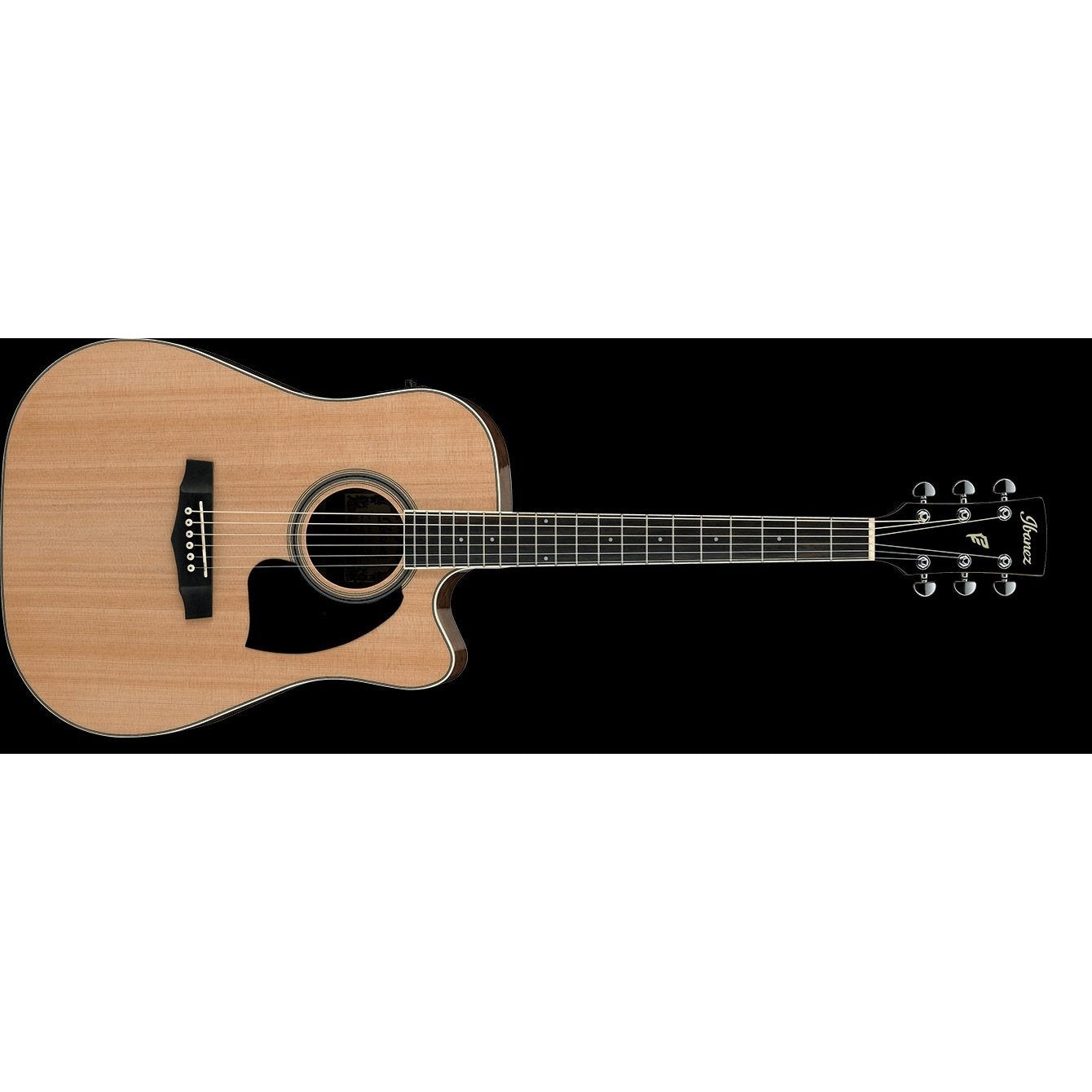 Ibanez PF15ECE-NT PF Performance Acoustic/Electric Guitar-Natural-Music World Academy