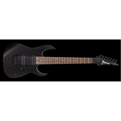 Ibanez RG7420Z-WK RG Series 7-String Electric Guitar-Weathered Black (Discontinued)-Music World Academy