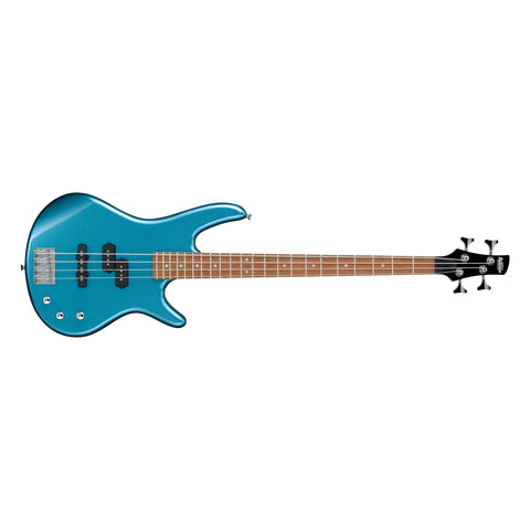 Ibanez SR Jumpstar Electric Bass Pack with Gig Bag, 10 Watt Amp & Accessories-Metallic Light Blue-Music World Academy